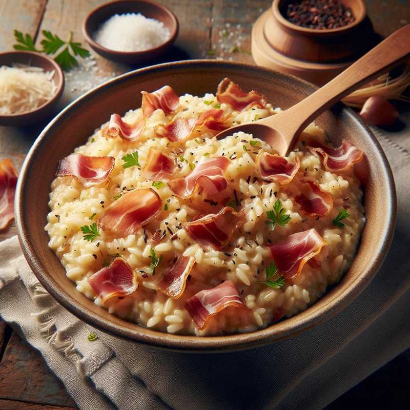 Beer and Speck Risotto