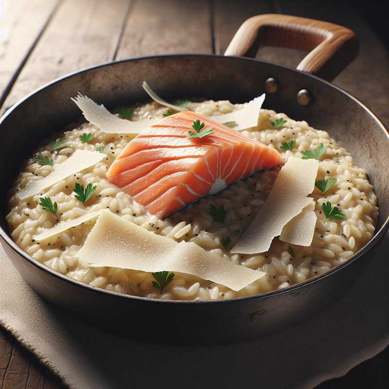 Risotto al salmone