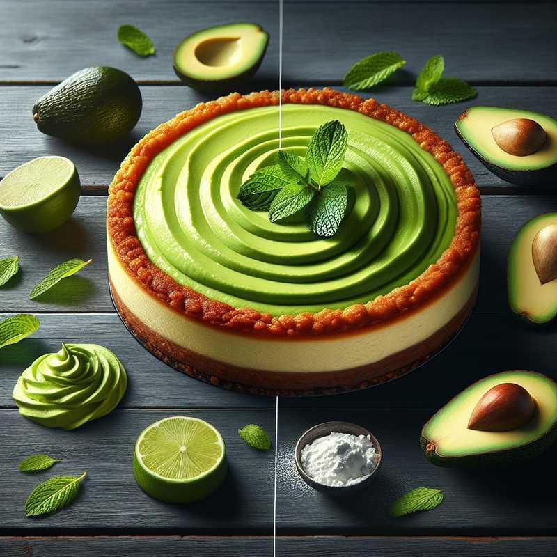 Avocado cheesecake