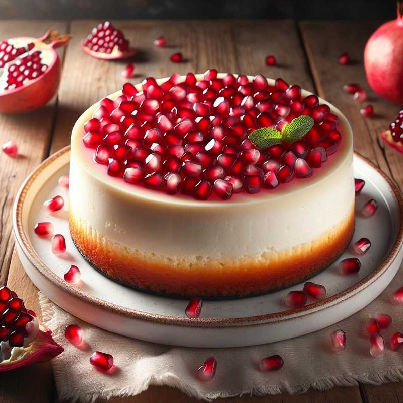 Cheesecake al melograno