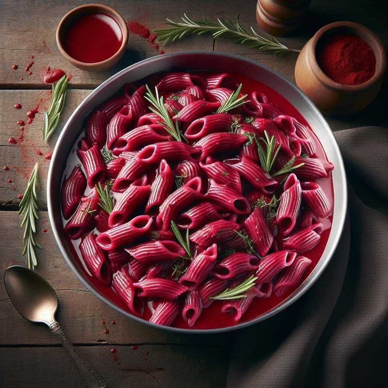 Paccheri with Beetroot Cream