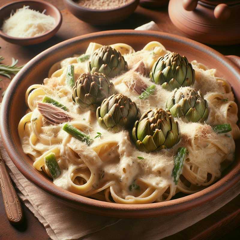 Carbonara di carciofi