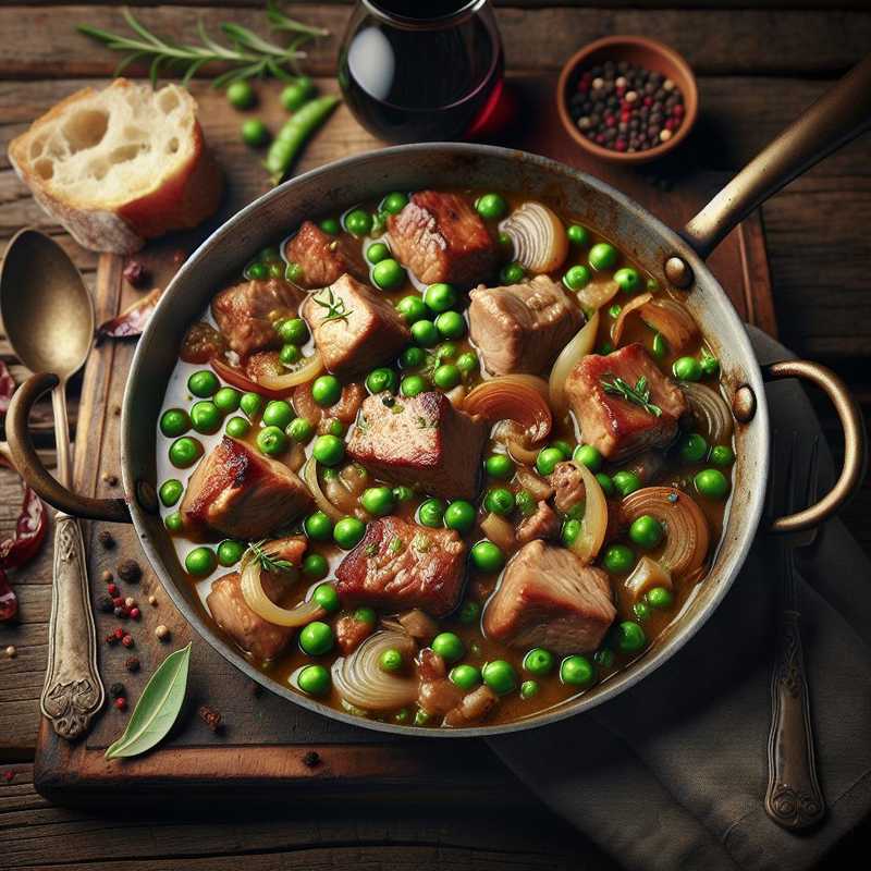 Pork Stew with Peas