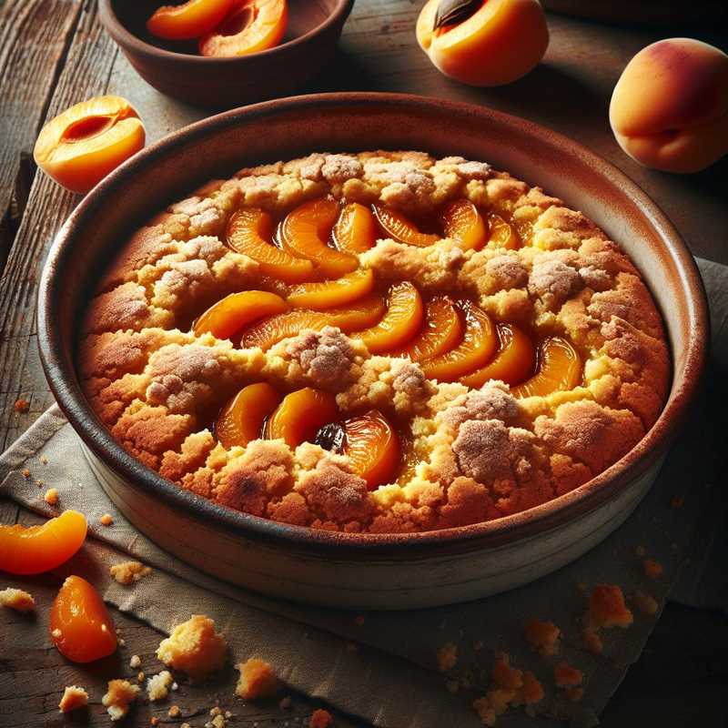 Apricot Crumble Cake