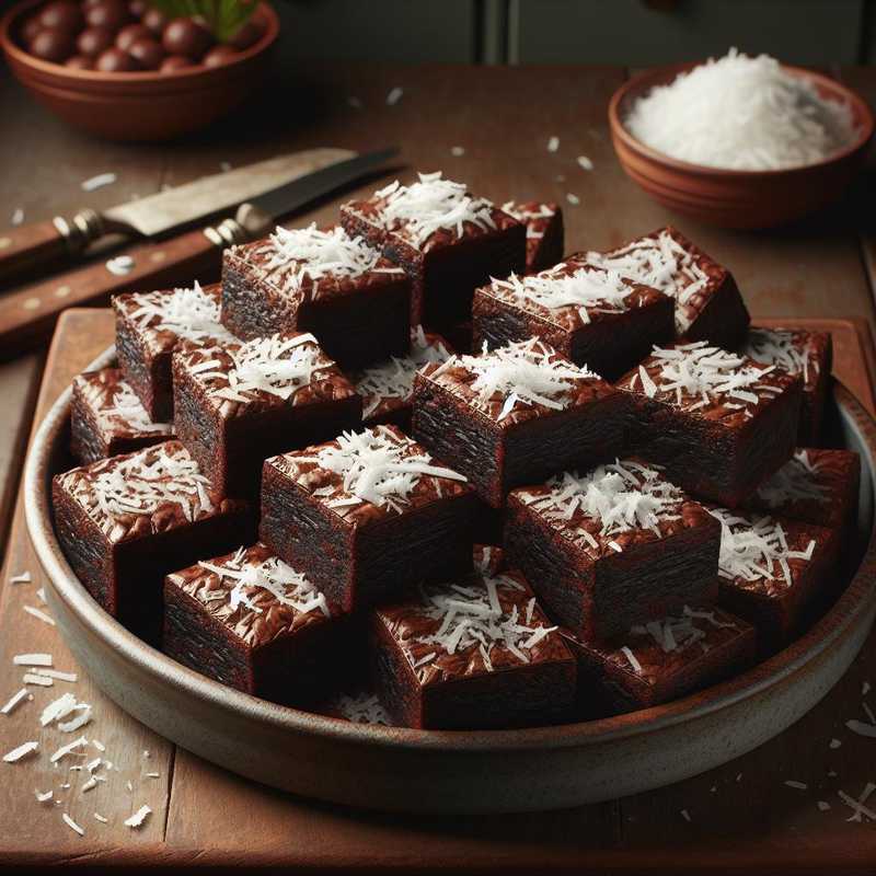 Brownies al cocco