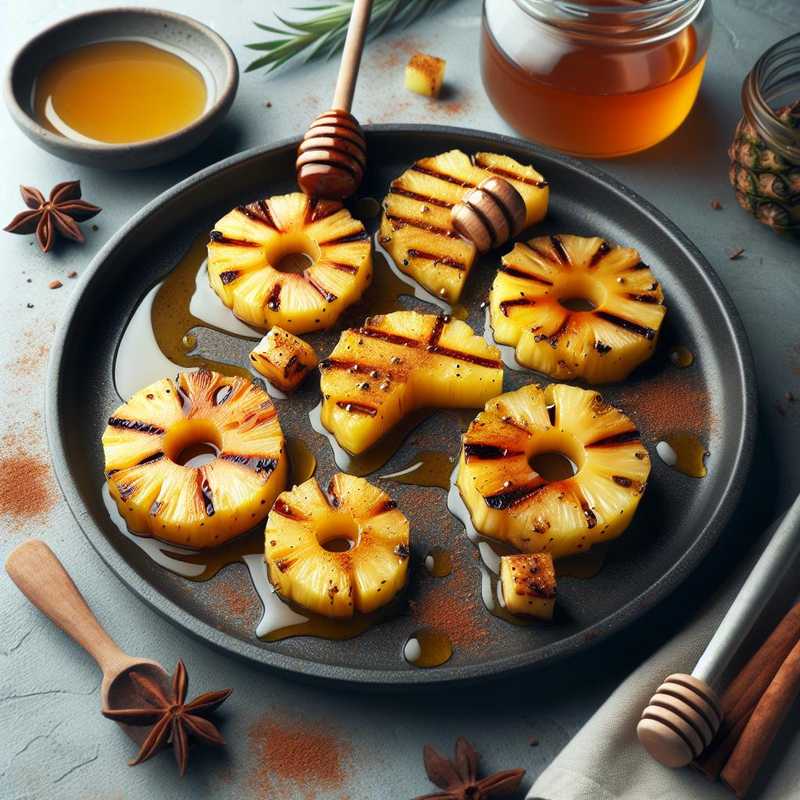 Grilled Pineapple with Honey and Cinnamon