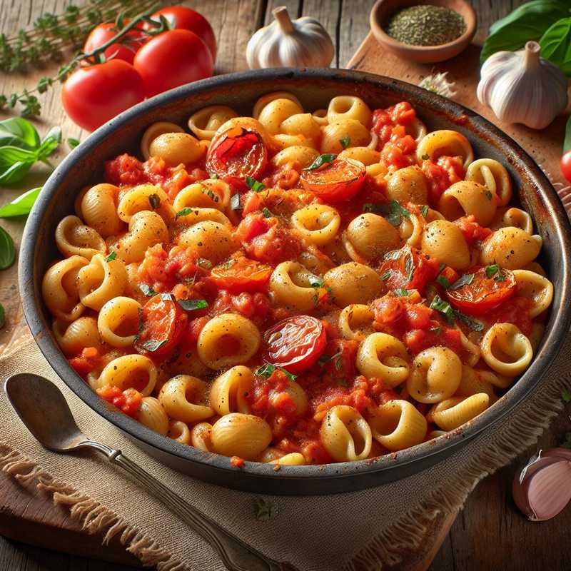 Orecchiette in forno alla pizzaiola