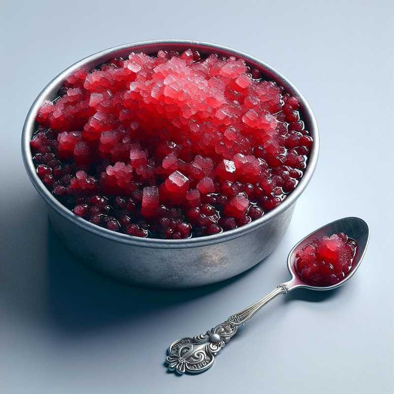 Granita al vino rosso