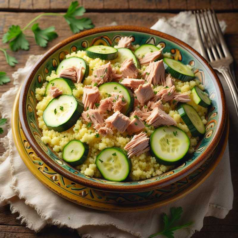 Couscous tuna and zucchini