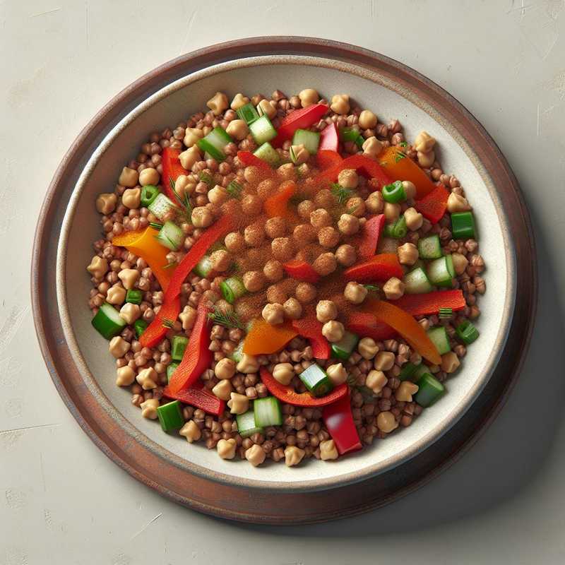 Buckwheat, Chickpea, and Cinnamon Pepper Salad