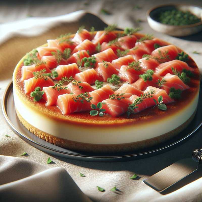 Cheesecake al salmone