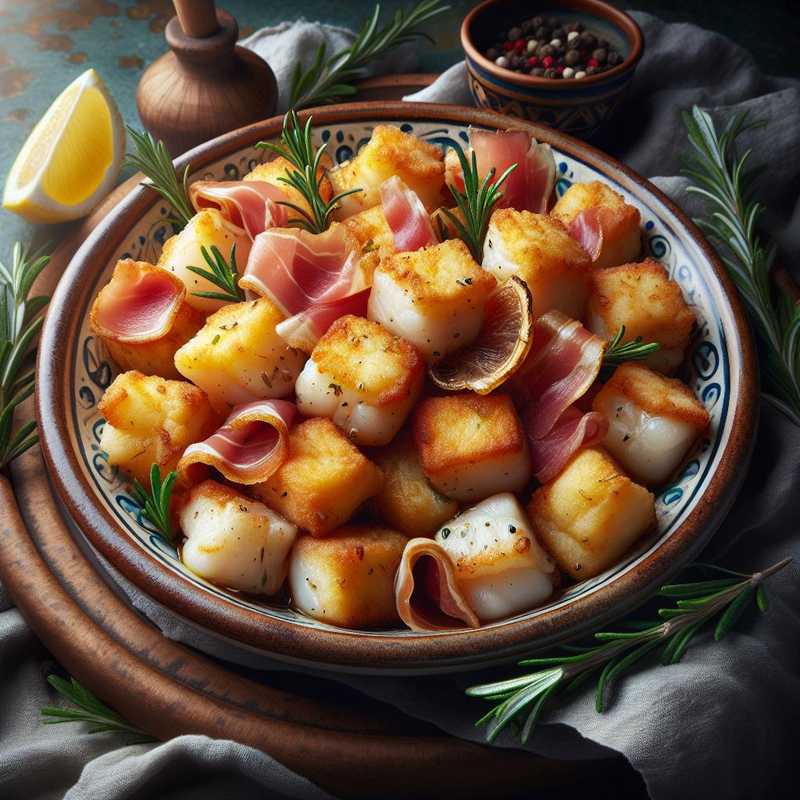 Bocconcini di merluzzo e speck