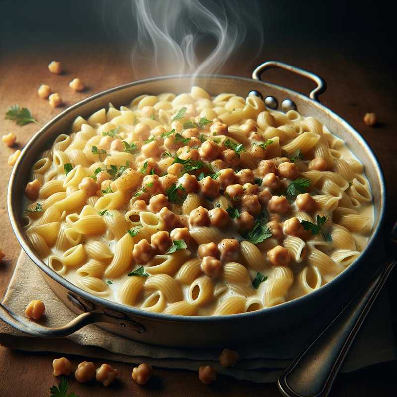 Creamy Pasta and Chickpeas