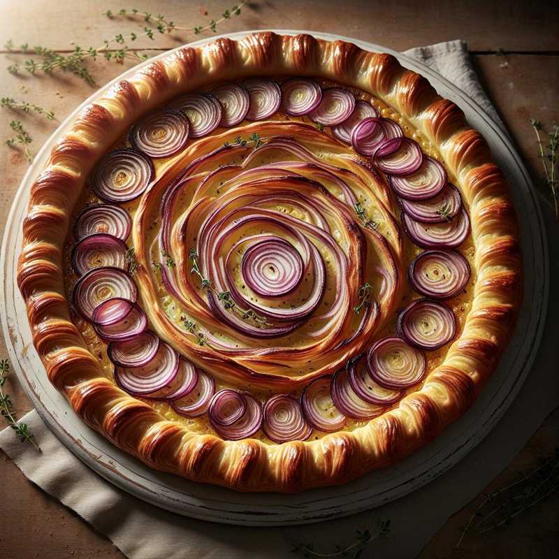 Tarte fine agli scalogni