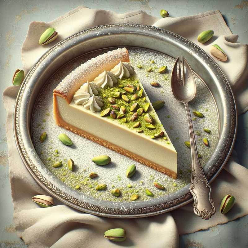 Cheesecake alla crema di pistacchio