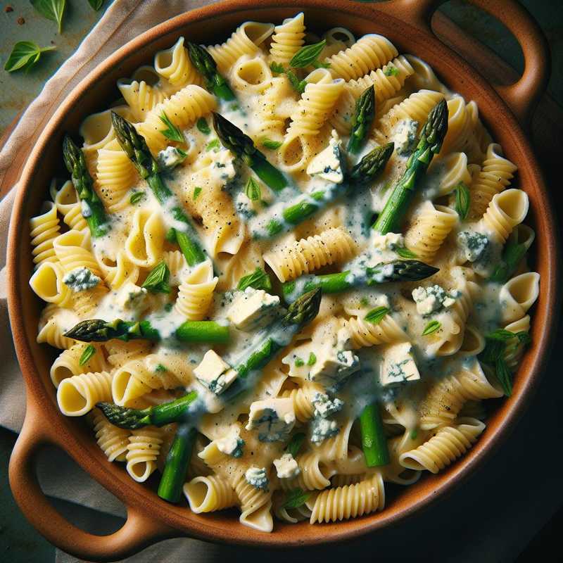 Garganelli asparagi e gorgonzola