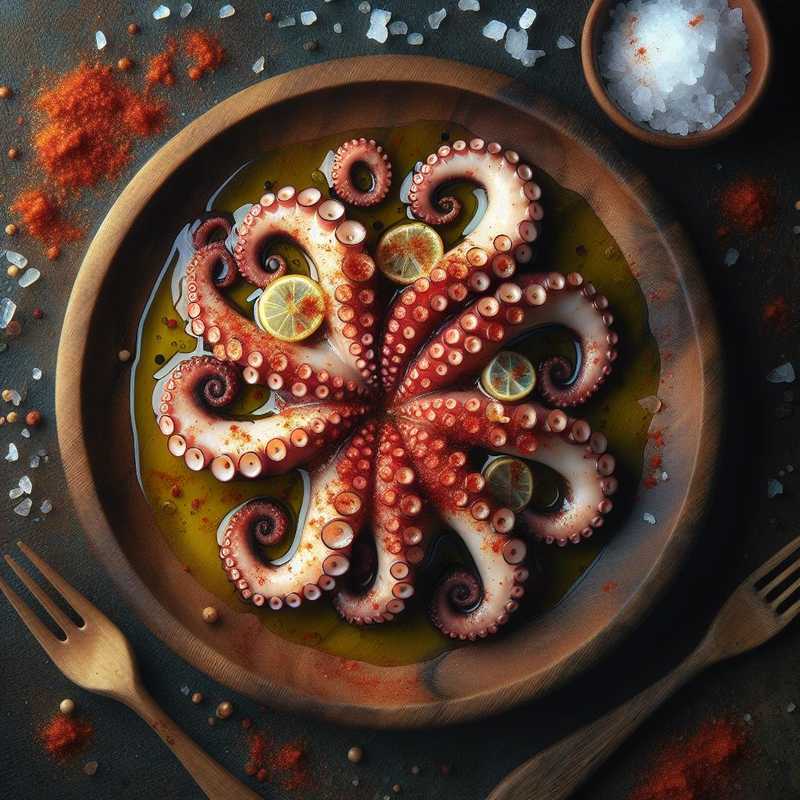 Polpo alla galiziana (pulpo a la gallega)