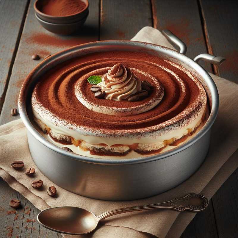 Tiramisù moka con crema al caffè