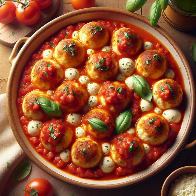 Tomato ricotta meatballs