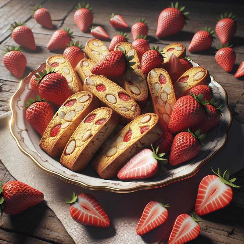 Biscotti limone e fragole