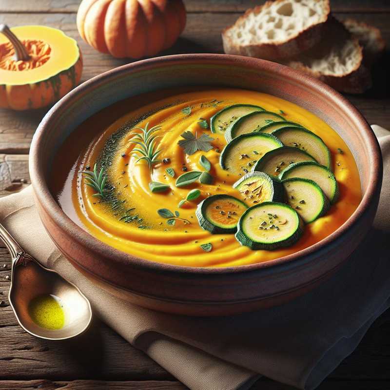 Vellutata di zucca e zucchine