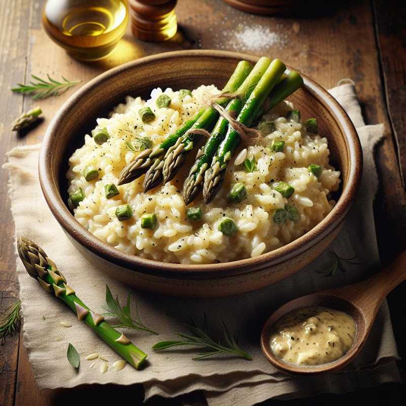 Risotto with White Asparagus Cream