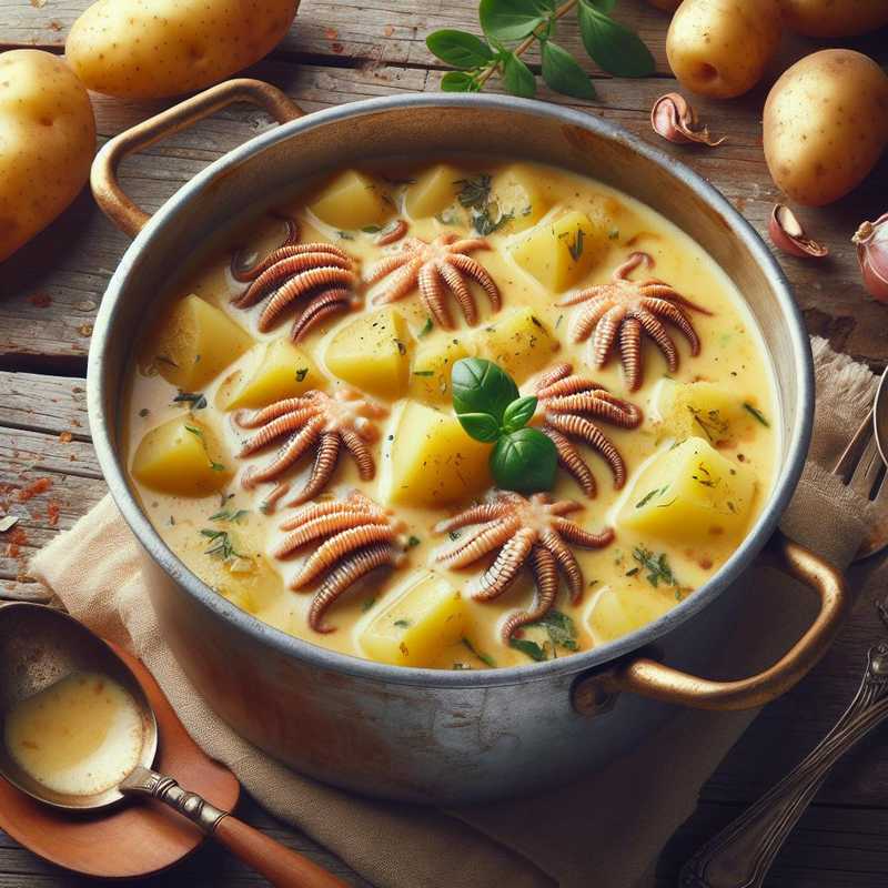 Crema di patate con seppioline