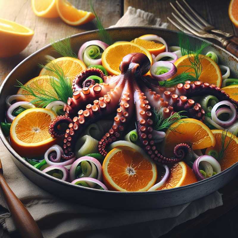 Octopus Salad with Fennel and Oranges