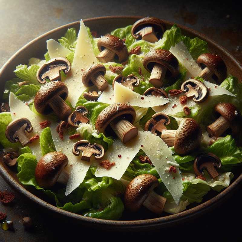 Insalata di porcini e Parmigiano