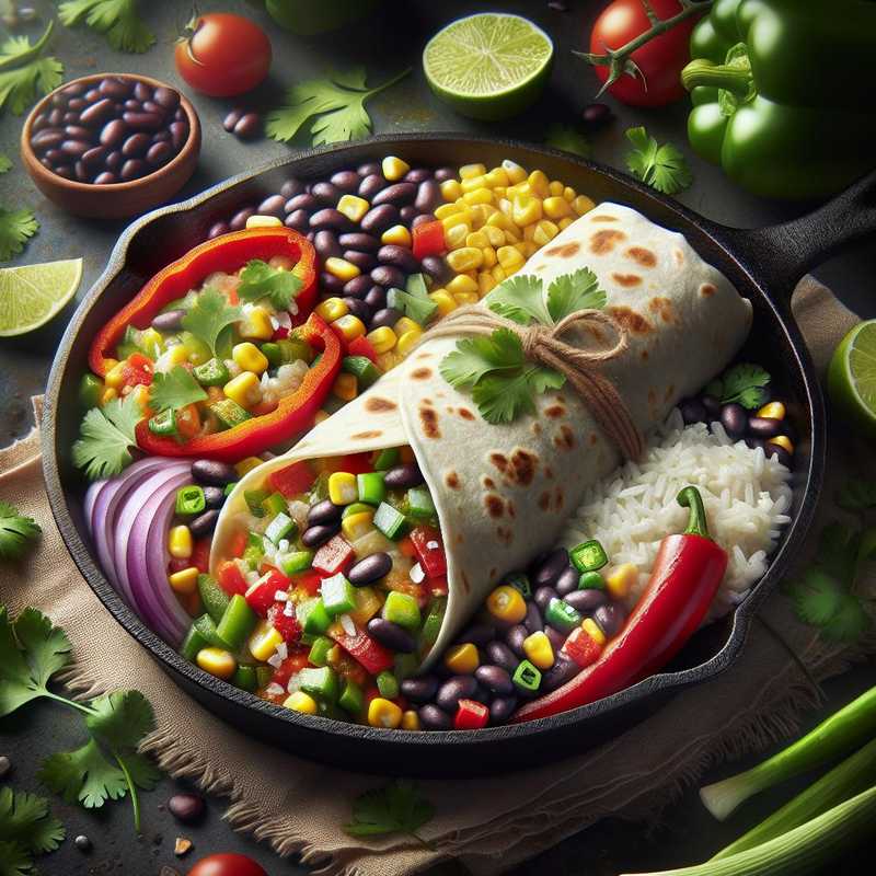 Burrito con verdure