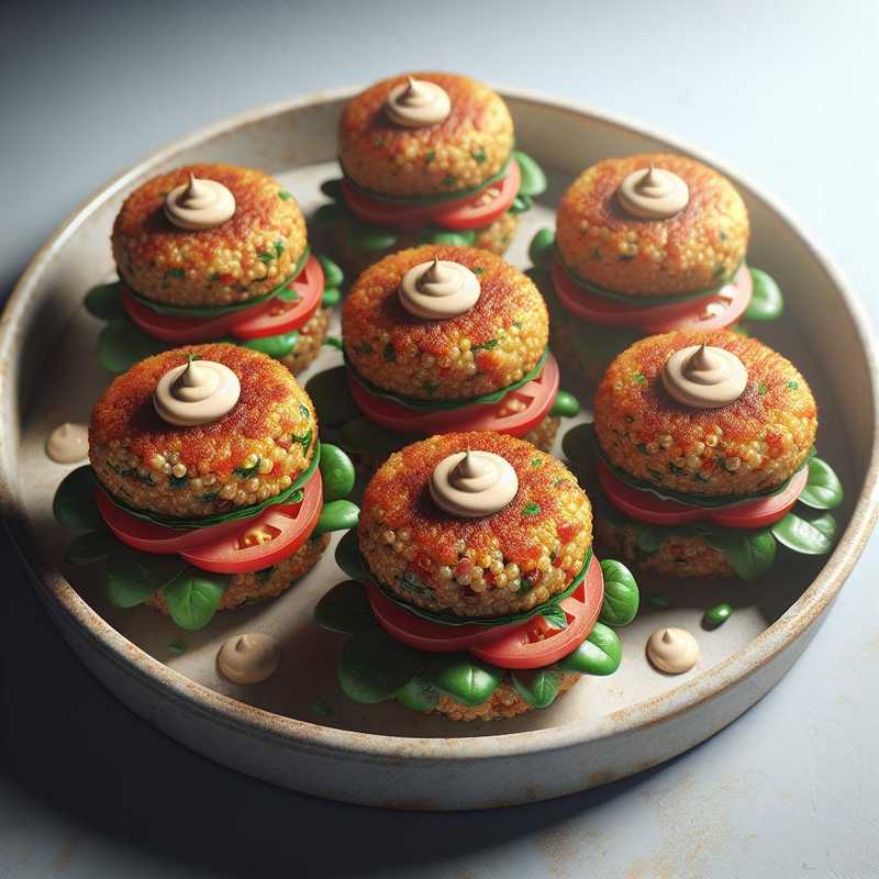 Mini burger di quinoa