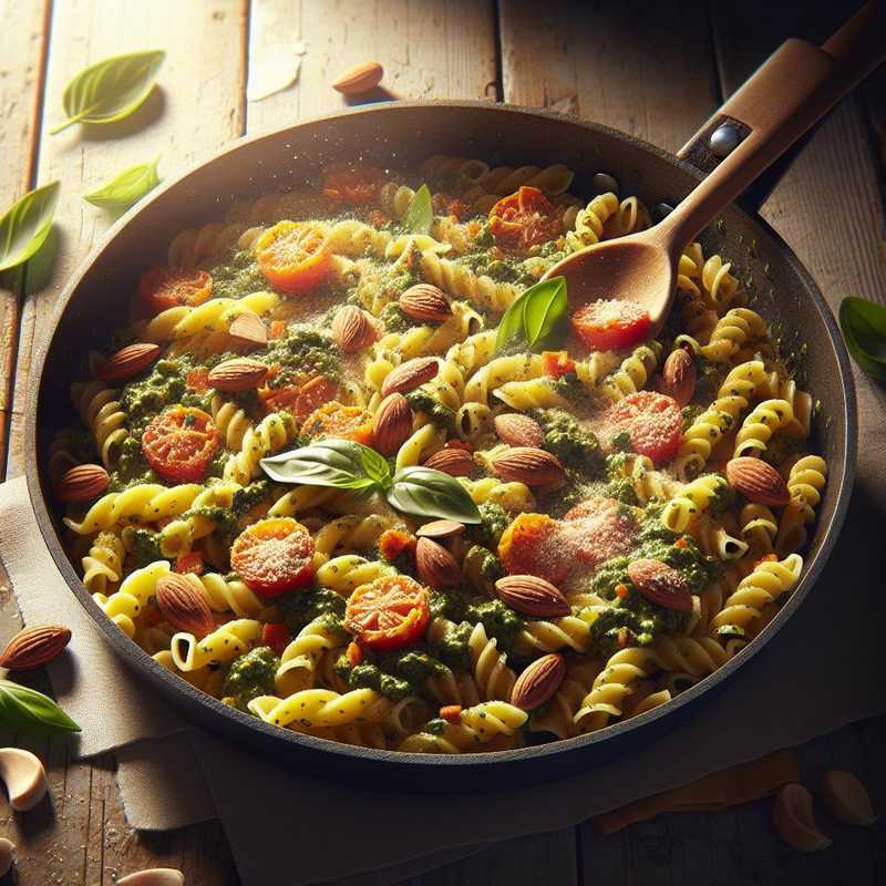 Pasta con pesto alla trapanese