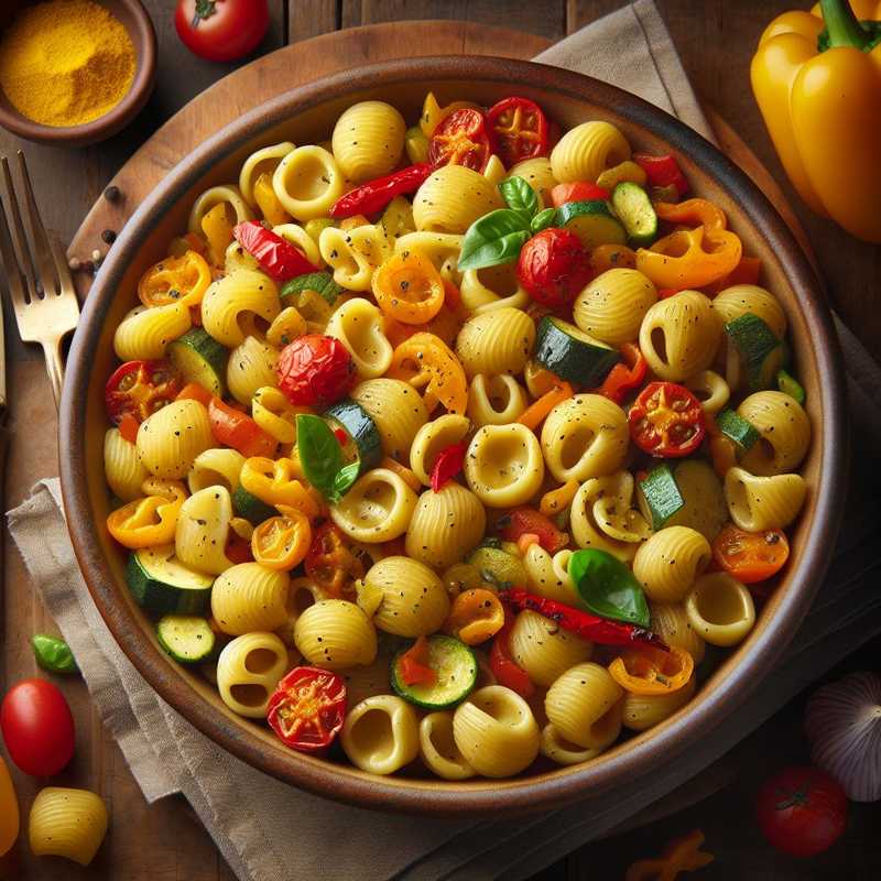 Orecchiette with Saffron and Vegetables