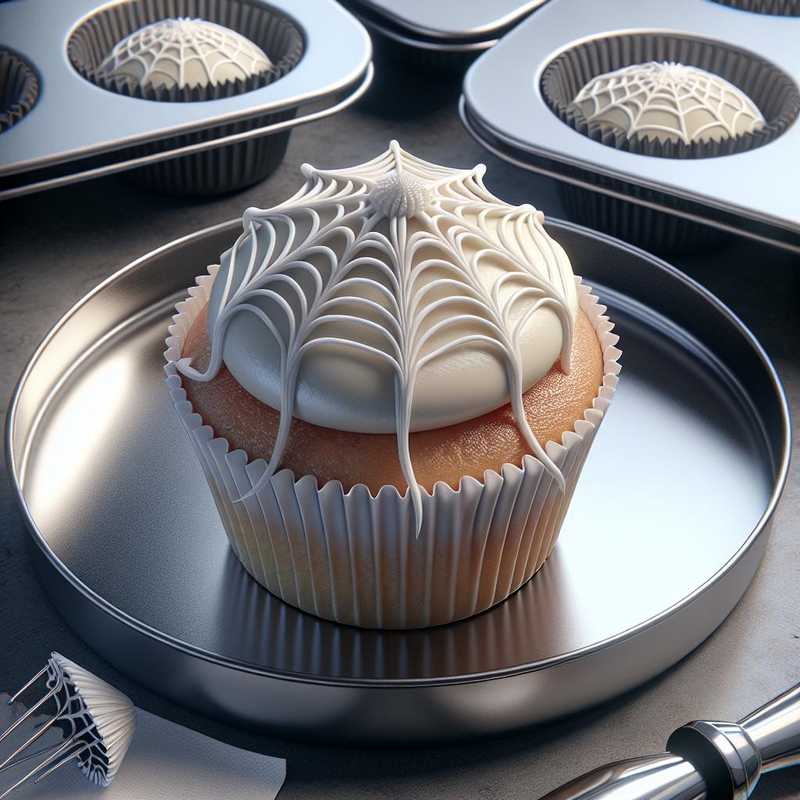 Spiderweb Cupcakes