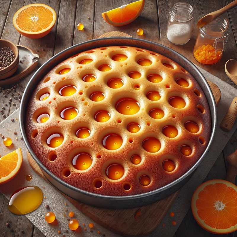 Orange poke cake