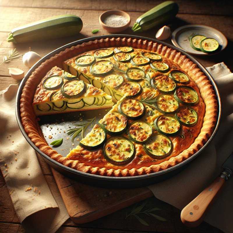 Torta salata alle zucchine