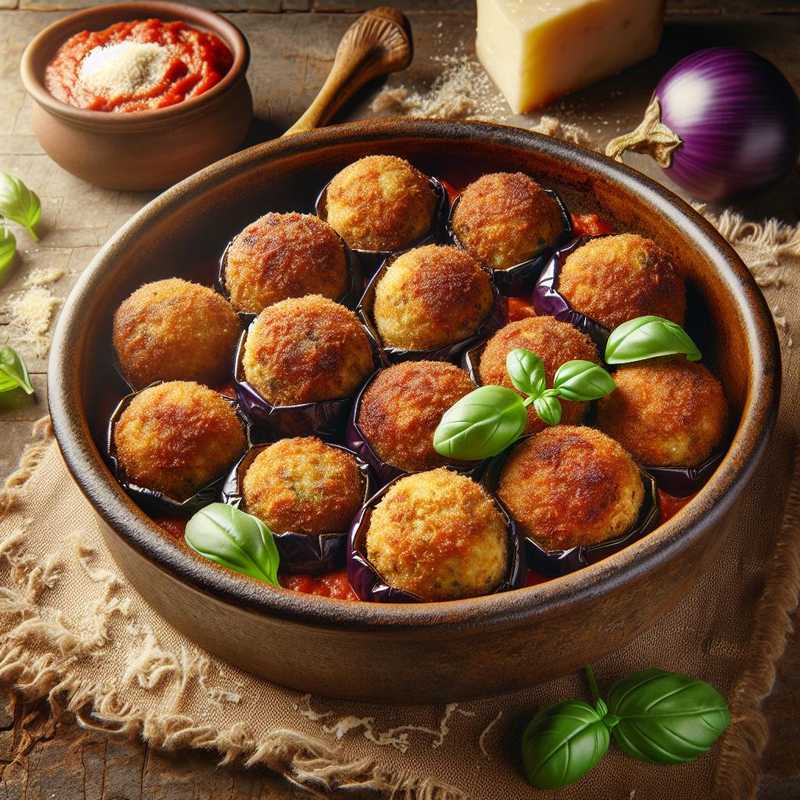 Polpette di melanzane fritte