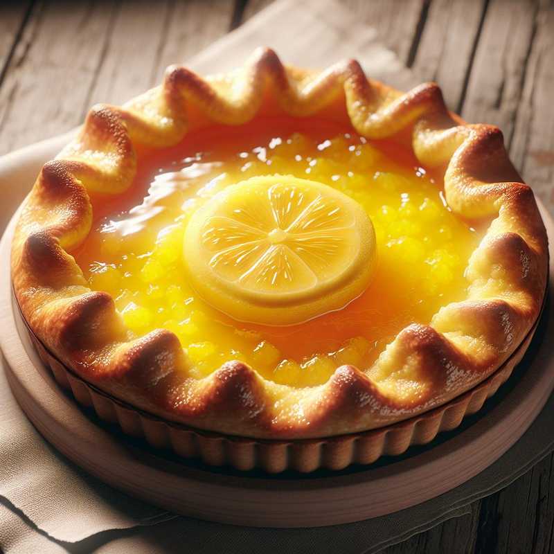 Crostata con lemon curd