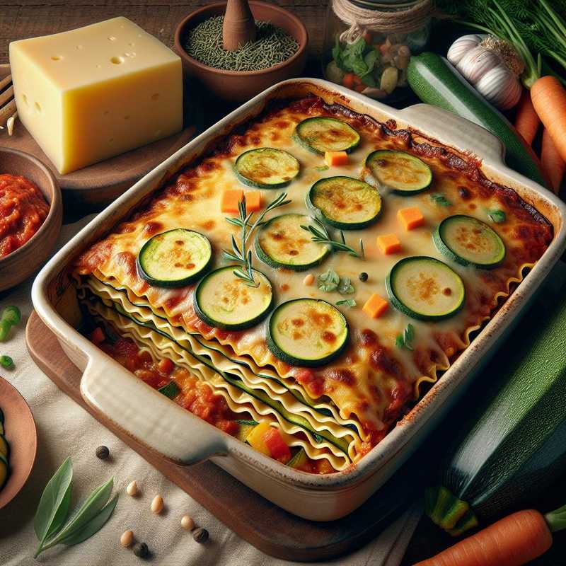 Lasagne Vegetariane con Zucchine e Carote