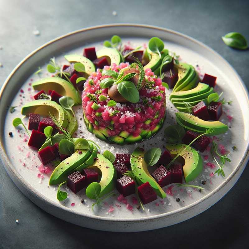 Beetroot and Avocado Tartare