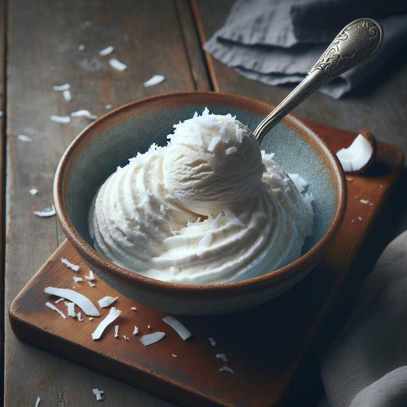 Coconut Milk Ice Cream without an Ice Cream Maker