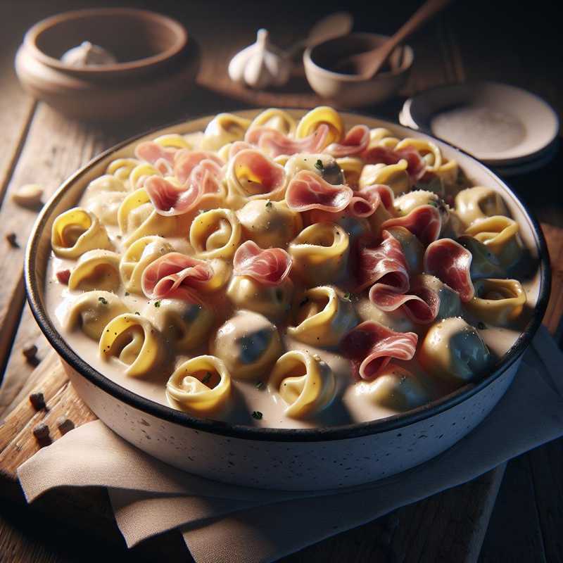 Tortellini panna e prosciutto