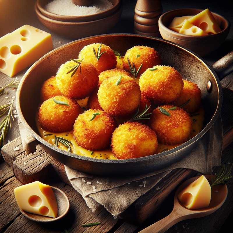 Yellow Rice Croquettes with Stracchino