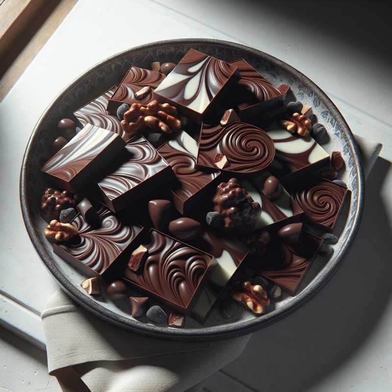 Chocolate bark candy