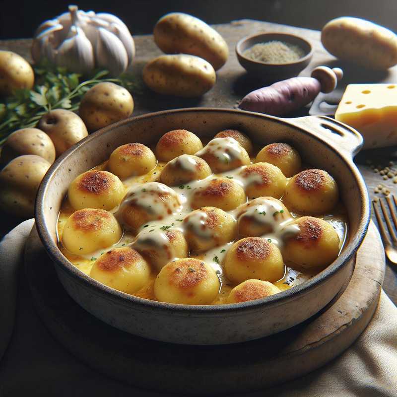 Polpette di patate e gorgonzola