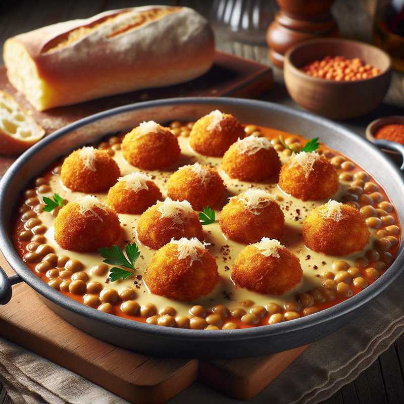 Polpette di pane e lenticchie