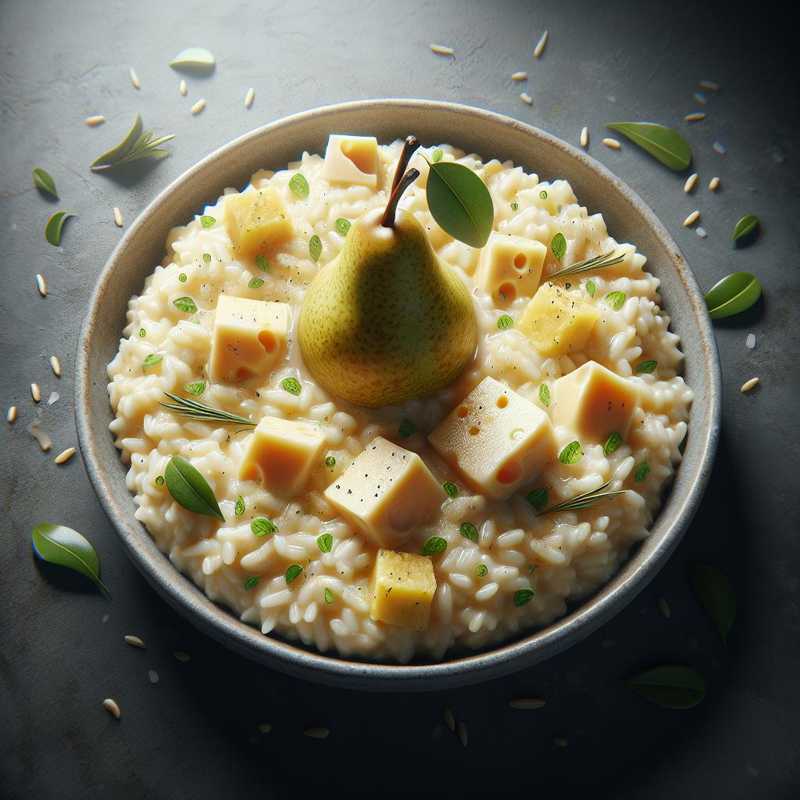 Risotto pannerone e pere