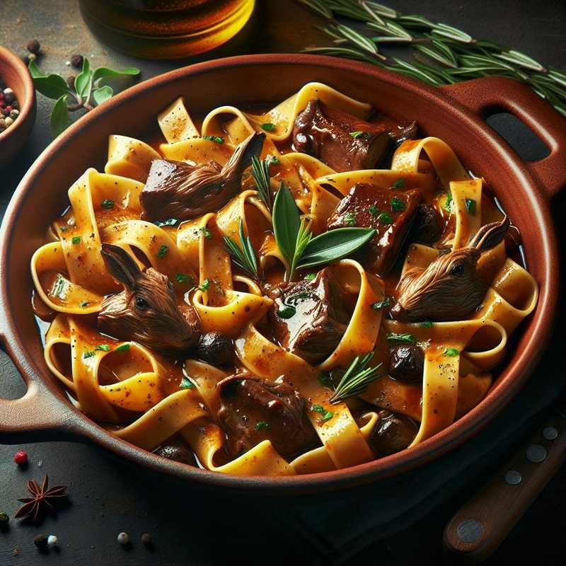 Pappardelle with Hare