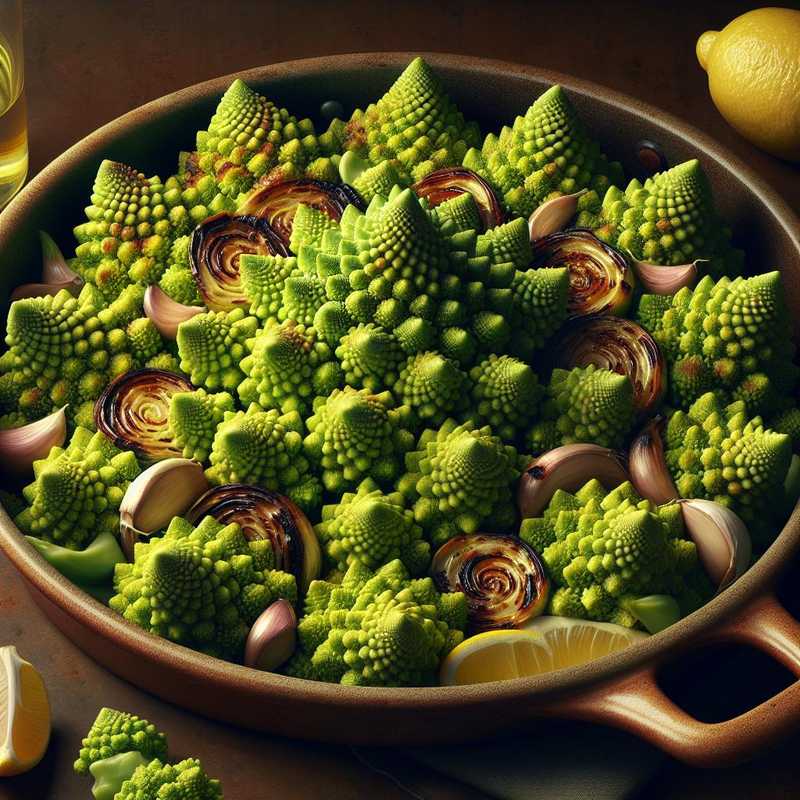 Broccolo romanesco al forno