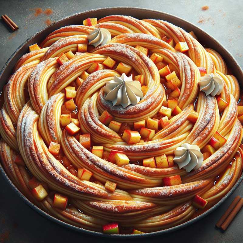 Apple and Cinnamon Puff Pastry Swirls